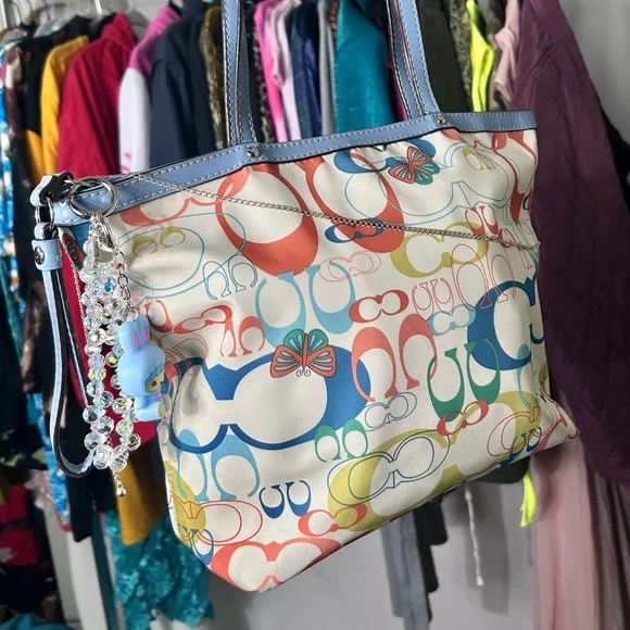 Vintage Coach Tote bag - charms not included - Picture 4 of 4